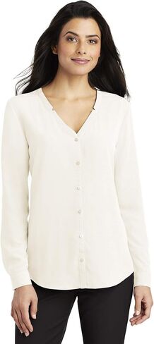 Port Authority Women's Long Sleeve Button-Down Blouse in Saudi Arabia