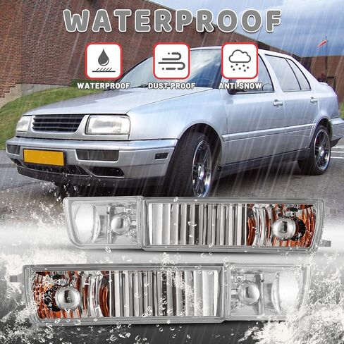 AUTOWIKI Fog Lamp For 1993-1999 VOLKSWAGEN GOLF/CABRIO Fog Lights Assemblies For 1993-1998 VOLKSWAGEN JETTA 1 Pair in Saudi Arabia
