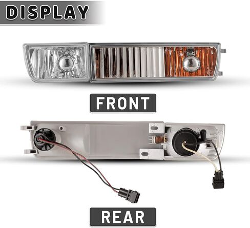 AUTOWIKI Fog Lamp For 1993-1999 VOLKSWAGEN GOLF/CABRIO Fog Lights Assemblies For 1993-1998 VOLKSWAGEN JETTA 1 Pair in Saudi Arabia