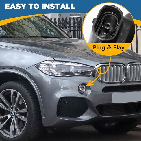 Topus Pair Fog Lights لـ BMW X3 F25 2015-2017 ، X4 F26 2015-2018 ، X5 F15 2014-2018 ، X6 F16 2015-2019 Front Pumper Fog Lamp in Kuwait
