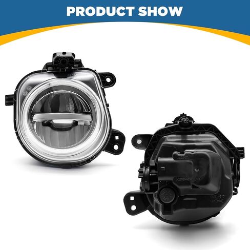 Topus Pair Fog Lights لـ BMW X3 F25 2015-2017 ، X4 F26 2015-2018 ، X5 F15 2014-2018 ، X6 F16 2015-2019 Front Pumper Fog Lamp in Kuwait
