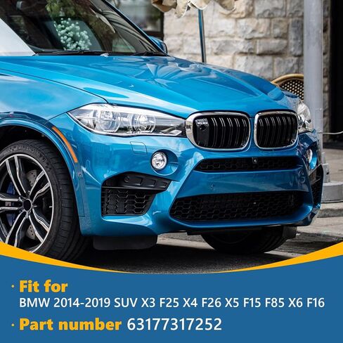 Topus Pair Fog Lights لـ BMW X3 F25 2015-2017 ، X4 F26 2015-2018 ، X5 F15 2014-2018 ، X6 F16 2015-2019 Front Pumper Fog Lamp in Kuwait