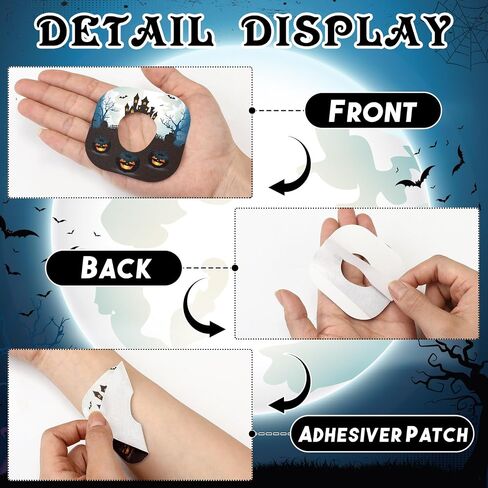 Geiserailie 32 Pcs Adhesive Patches Compatible with Dexcom G7 Waterproof Pre Cut CGM Covers Durable Sweat Proof Halloween Tape Stickers Flexible and Breathable Long Lasting Sensor Covers in Saudi Arabia