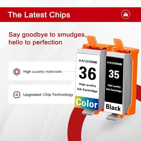 PGI-35/CLI-36 Value Pack Ink Cartridge 3-Pack Compatible Replacement for Canon 35 36 Ink to Work with PIXMA iP100 iP110 TR150 Mini260 Mini320 Printer (2 Black, 1 Color) in Saudi Arabia