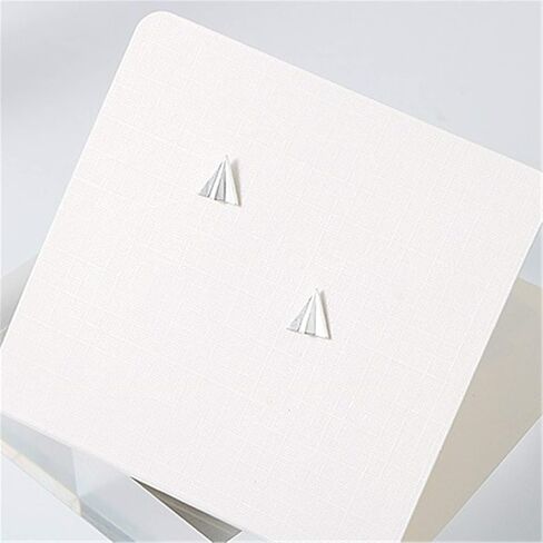 Coadipress Paper Airplane STUR ARALINGS for Women Cute Creative Funny S925 Silver School Origami Aircraft Aircraft Airction Molering in Saudi Arabia