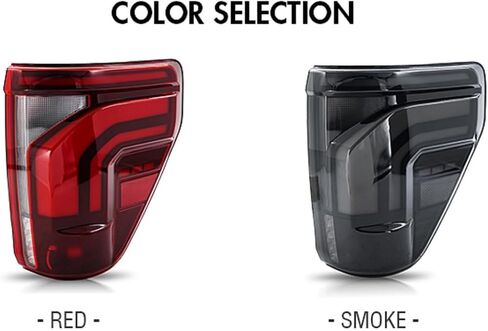 Tail Lights for Ford F150 2021-2025 LED Upgrade Option with Startup Animation Sequential Turn Signal (SMOKE) in Saudi Arabia