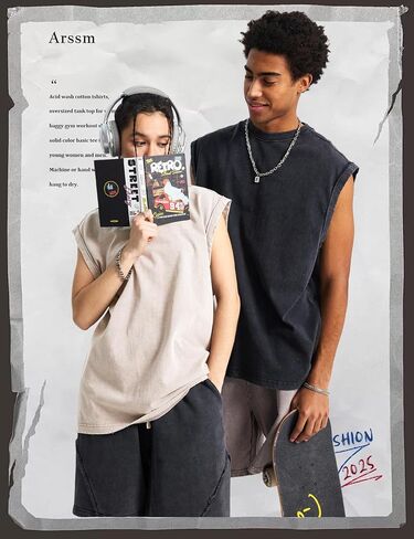 ARSSM MENS COTTON TANK TOPS تجريبي قمصان محملات بلا أكمام in Kuwait