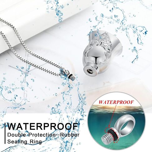 XSMZB Wings Heart Bell Urn Necklaces for Ashes for Men Women Bell Cremation Jewelry Ashes Keepsake Pendant Funeral Memorial Urn Jewelry in Saudi Arabia