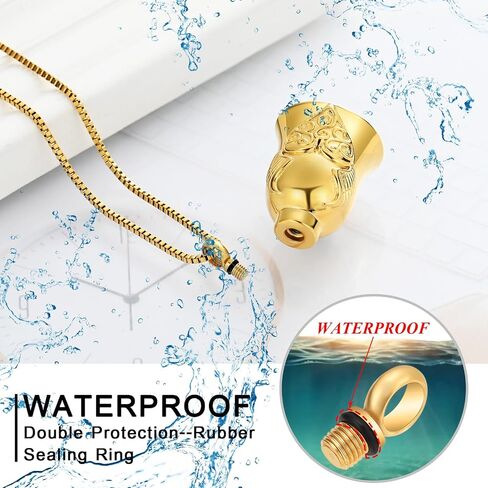 XSMZB Wings Heart Bell Urn Necklaces for Ashes for Men Women Bell Cremation Jewelry Ashes Keepsake Pendant Funeral Memorial Urn Jewelry in Saudi Arabia