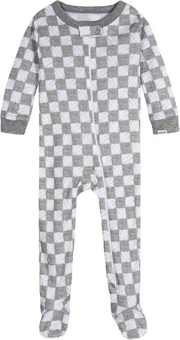 Onesies Brand Baby Boys' 4-Pack Footed Pajamas, Snack Truck, 6-9M in Kuwait
