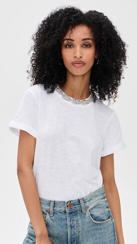 Cinq à Sept Women's Crystal Garden Bree Tee in Saudi Arabia