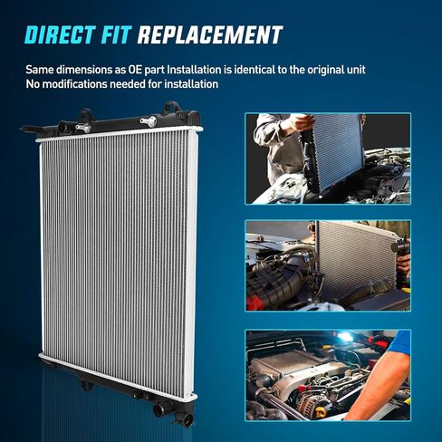 Nilight Radiator for Toyota 4Runner 2003 2004 2005 2006 2007 2008 2009, FJ Cruiser V6 4.0L 2007 2008 2009 2010 2011 2012 2013 2014 with Transmission Oil Cooler Replace# 1640031461 in Saudi Arabia