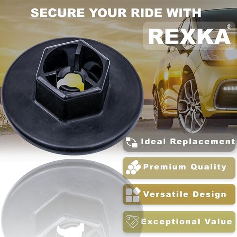 Rexka 15pcs Splash Shield Nylon Nuts for Hyundai 84145-26000 Accent Elantra Equus Genesis in Saudi Arabia