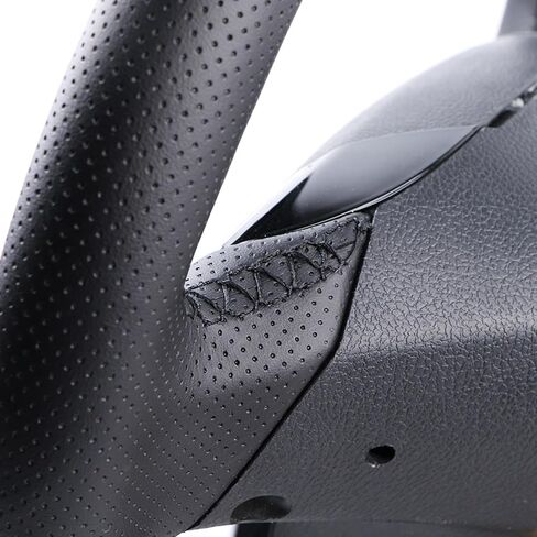Car Steering Wheel Cover Microfiber Leather Stitch Wheel Wrap Fit for Honda CRV CR-V 2012-2015 in Saudi Arabia