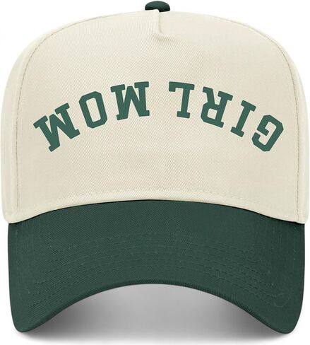 Girl Mom Upside Down Reversed Vintage Trucker Hat | Premium Snapback Baseball Hat for Women, Wives, Moms, & Mothers in Saudi Arabia