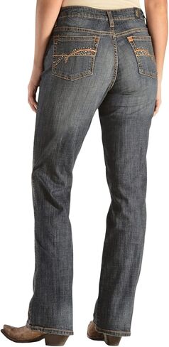 Wrangler Women Q-Baby Mid Rise Boot Cut Ultimate Riding Jean in Kuwait