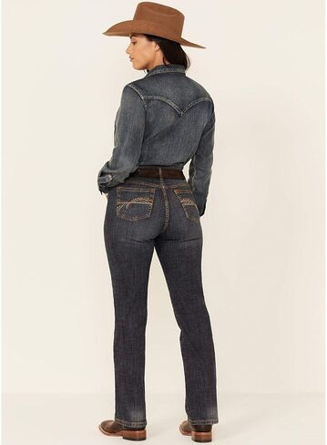 Wrangler Women Q-Baby Mid Rise Boot Cut Ultimate Riding Jean in Kuwait