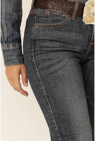 Wrangler Women Q-Baby Mid Rise Boot Cut Ultimate Riding Jean in Kuwait