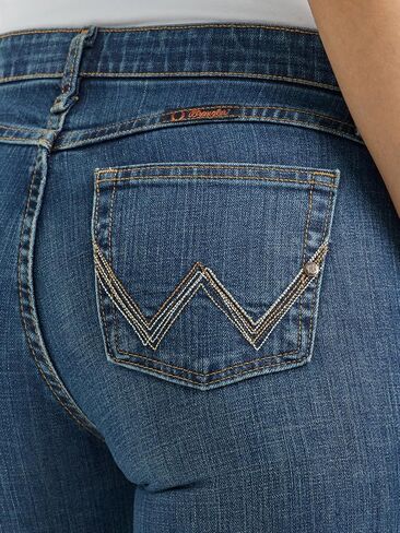 Wrangler Women Q-Baby Mid Rise Boot Cut Ultimate Riding Jean in Kuwait