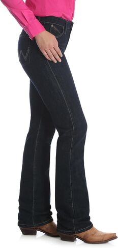 Wrangler Women Q-Baby Mid Rise Boot Cut Ultimate Riding Jean in Kuwait
