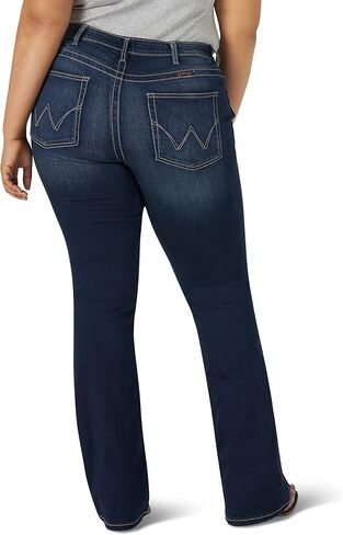 Wrangler Women Q-Baby Mid Rise Boot Cut Ultimate Riding Jean in Saudi Arabia