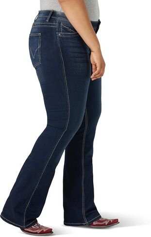 Wrangler Women Q-Baby Mid Rise Boot Cut Ultimate Riding Jean in Saudi Arabia