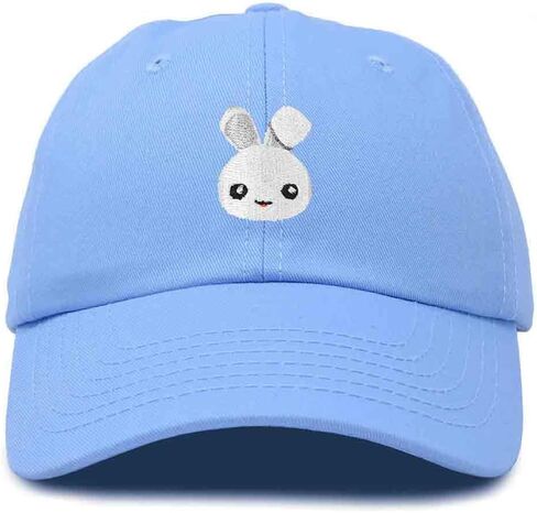 DALIX Bunny Embroidered Dad Cap Cotton Baseball Hat Women in Saudi Arabia
