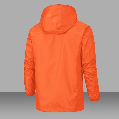 سترة المطر نساء مقاوم للماء معاطف المطر zip up في الهواء الطلق المشي لمسافات طويلة السترات الرياح مع غطاء محرك السيارة in Kuwait