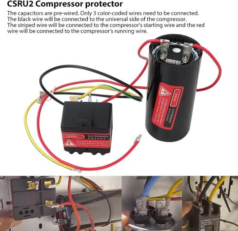 CSRU2, CSR-U2 Compressor Saver Starter Kit Compatible with 3.5- to 5-ton AC Units in Saudi Arabia