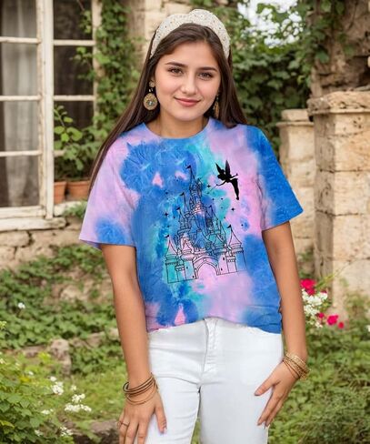 Plus Size Magical Shirts for Women Magical Tee Shirt Family Trip Vacation Tshirt Holiday Summer Graphic Tee Tops in Saudi Arabia
