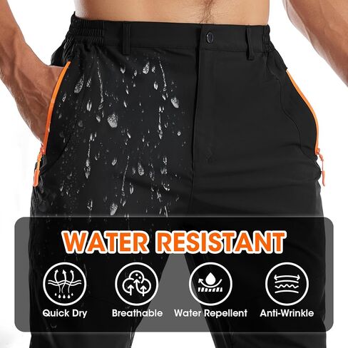 Men Hiking Pants Water Resistant Lightweight Joggers Cargo Tactical Work Pants for Fishing Climbing Outdoor in Saudi Arabia