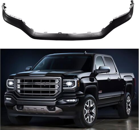 Front Upper Bumper Center Cover Fits for 2016-2018 GMC Sierra 1500 Replaces# GM1014117 23496760 in Saudi Arabia