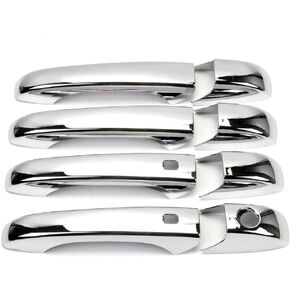 Dreamseek Door Handle Cover Compatible Jeep Grand Cherokee Patriot Compass 07-13, Chrysler 200 300 Sebring, Dodge Avenger Caliber Magnum Durango Grand Caravan Molding Chrome Trim W/O Smart Keyhole in Saudi Arabia