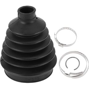 1 Set CV Joint Boot Kit for Mitsubishi Montero 2001-2006 Outer Constant Velocity Joint Boot W/Clamps No.MR528639 Black Rubber in Kuwait