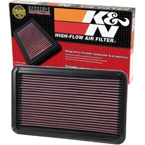 K&N High-Flow Original Lifetime Engine Air Filter: Increase Power: Premium, Washable: Compatible with 1996-2003 Lexus/Toyota: 300, ES300, RX300, Avalon, Camry, Sienna, Solara, 33-2145-1 in Kuwait