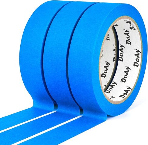 3 Pack White Painters Tape - Masking Tape 1 Inch Wide - Multi-Surface, Smart Adhesion, Indoor & Outdoor - 270FT Total - Paint Tape for Artist, DIY, Labeling, Art, Car, General Purpose (#3910) in Saudi Arabia
