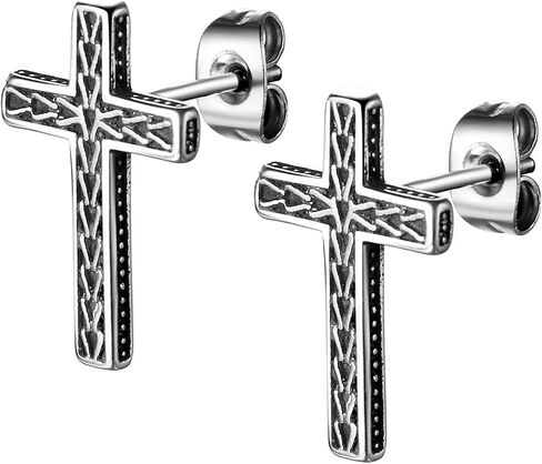 Celtic Knot Hexagon Rhombus Hoops Earrings for Women Men, Stainless Steel Punk Geometric Huggie Earrings Jewelry in Saudi Arabia