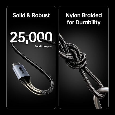BENFEI USB Printer Cable, 6.6FT/2 Meter USB A to USB B Cable for HP, Canon, Brother, Dell, Epson, Lexmark, Xerox, Grey in Kuwait