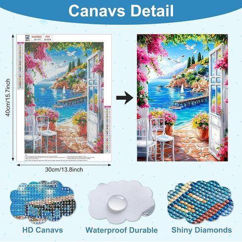 AIRDEA Diamond Art Paintings Kits for Adults,Frog Diamond Art Kits for Adults,12x16 Inch Love Heart and Flog Diamond Art Paintings Kits,Diamond Art Painting Set Complete for Beginners in Saudi Arabia