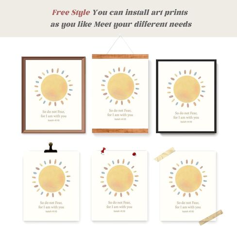 LARTSFRO Jesus Loves me Wall Decor Poster Prints for Girls Kids Room Playroom Decor, Girl Nursery Baby Kids Bedroom Decorations Prints, Christian Wall Art, Classroom Posters Decor 10x8 Inch Set of 4 Unframed in Kuwait