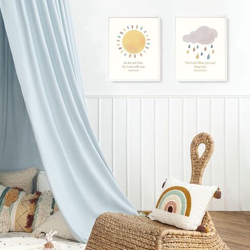 LARTSFRO Jesus Loves me Wall Decor Poster Prints for Girls Kids Room Playroom Decor, Girl Nursery Baby Kids Bedroom Decorations Prints, Christian Wall Art, Classroom Posters Decor 10x8 Inch Set of 4 Unframed in Kuwait