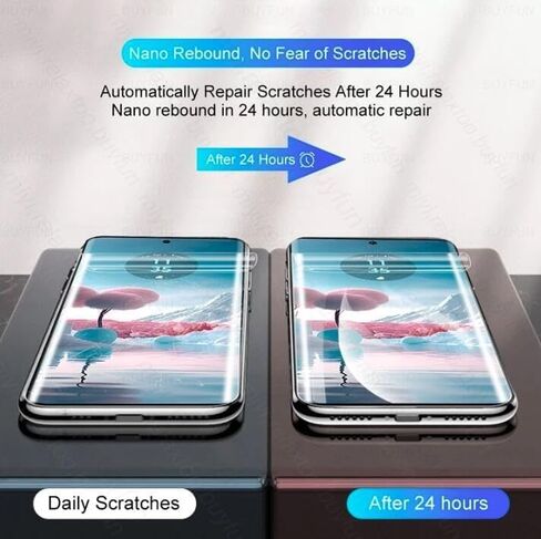 [2 Pack Ultra High Definition Hydrogel Screen Protector for Samsung Galaxy Z Flip4 / Galaxy Z Flip 4 5G, Upgraded Non-breakable Flexible Protector Film [Scratch Resistant][Bubble Free] in Kuwait