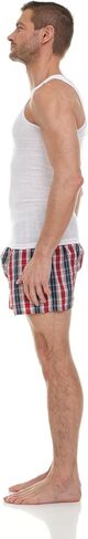 BILLIONHATS 48 Pack of Mens Cotton Undershirt, Ribbed Tank Top A Shirt White Assorted Sizes S-XL, Wholesale Bulk in Saudi Arabia