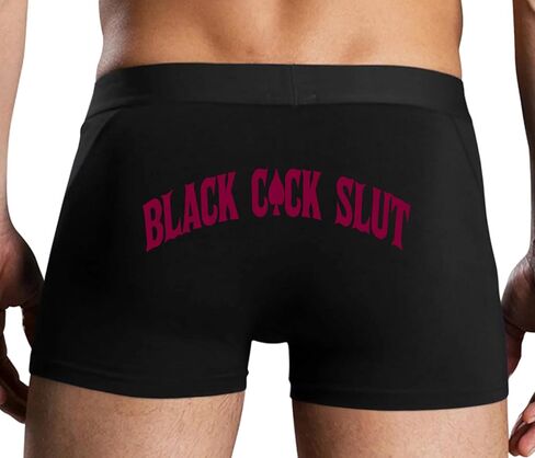 Knaughty Knickers Black Cock Slut - Jack of Spades - BBC Lover Black Mens Boxer Brief Sexy Adult Design in Kuwait