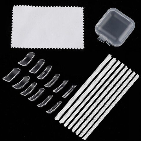 20pcs حجم الحلقة للحلقات الفضفاضة حجم الحلقة غير مرئية حرس الخاتم الحراس الفواصل الفواصل الحلزونية ريسته رنين صافحة مشد حلقة مشدود مع قطعة قماش تلميع غير انزلاق مريحة حلقات بحجم 1 مم و 10 مم in Saudi Arabia