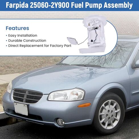 25060-2Y900 Fuel Pump Assembly Fits for Nissan 2000-2001 Maxima GLE GXE 3.0L, Replace 25060-2Y900, 250602Y900 in Saudi Arabia