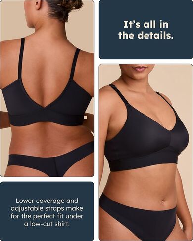 Bliss Triangle Bralette - Ultra-Soft & Lightweight, Deep V Bralette for Women in Saudi Arabia