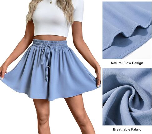 Women's Athletic Shorts High Waist Quick Dry Summer Short Stretch Drawstring Shorts with Pockets in Saudi Arabia