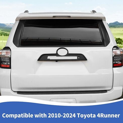 غطاء مقبض الباب الخلفي يتوافق مع تويوتا 4runner 2010-2024 الملحقات الخارجية غير اللامعة الأسود (ليس لـ 4Runner Limited) in Saudi Arabia