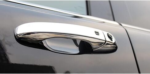 Dreamseek Door Handle Cover Compatible Jeep Grand Cherokee Patriot Compass 07-13, Chrysler 200 300 Sebring, Dodge Avenger Caliber Magnum Durango Grand Caravan Molding Chrome Trim W/O Smart Keyhole in Saudi Arabia